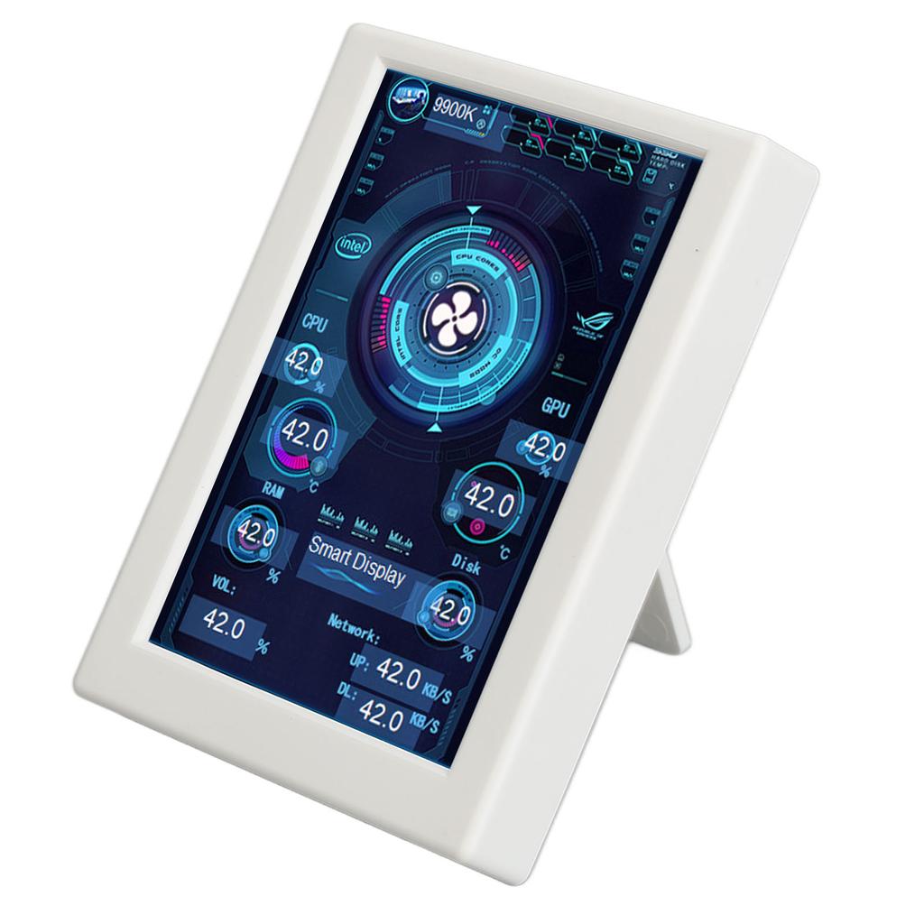 3,5-calowy wyświetlacz IPS USB PC temperatury obracany o 360 stopni monitor danych CPU komputera AIDA64