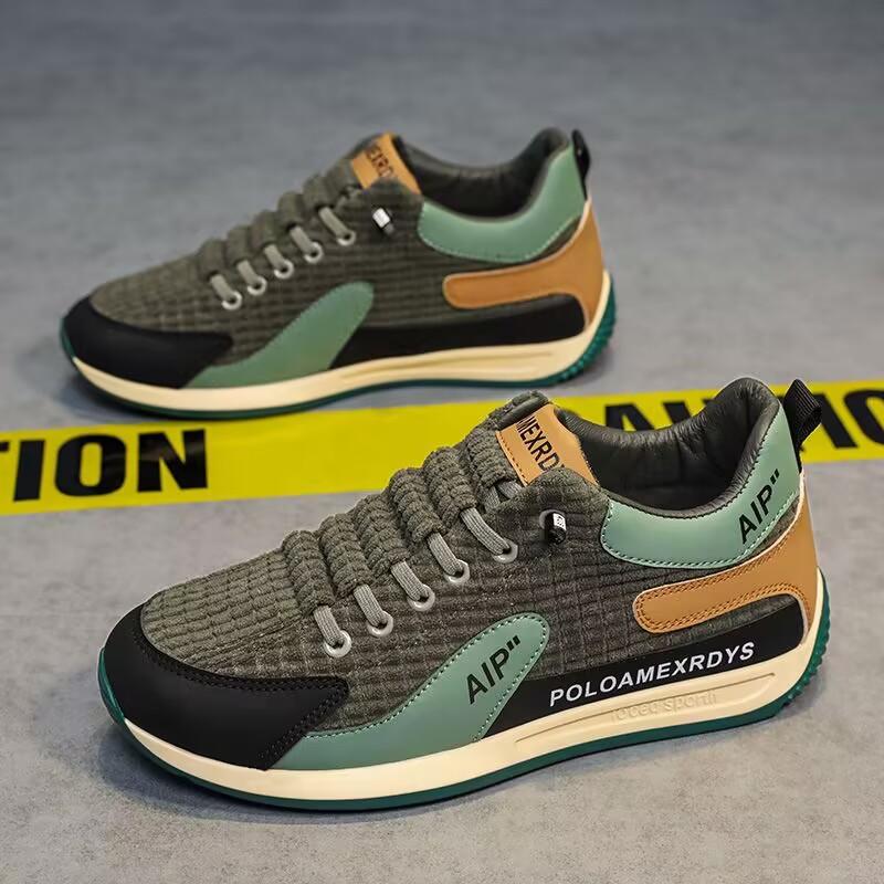 

Men s shoes new spring leisure sports trend versatile casual shoes men s lightweight flat running 44