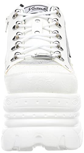 Yosuke Platform Shoes, Men's, White Multi, Size 27.0 cm, 2608174