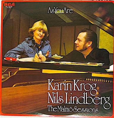 LP Record KARIN KROG, NILS LINDBERG - As You Are. The Malmo Sessions RVJ6020PROMO RCA 1978 Japan Jazz Used