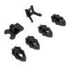 RC FPV Quadcopter Motor Base Camera Antenna Mounting Base Kit For 5‑10in Quadcopter Drone Frame 3D Printed Black
