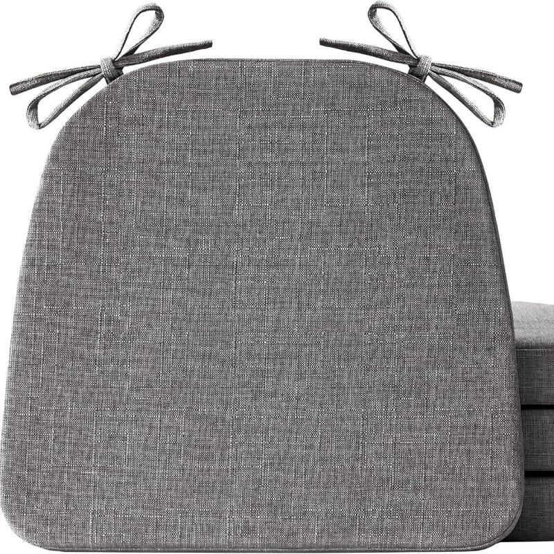 Nuovo Cuscino per Sedia Spesso 5 cm a Forma di Ferro di Cavallo Colore Unico Facile da Pulire Morbido Rimovibile Antiscivolo Stile Semplice Decorazione per la Casa