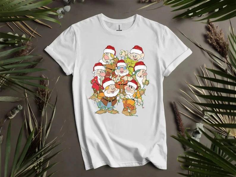 Seven Dwarf Funny White T Shirt Best Gift For Family S