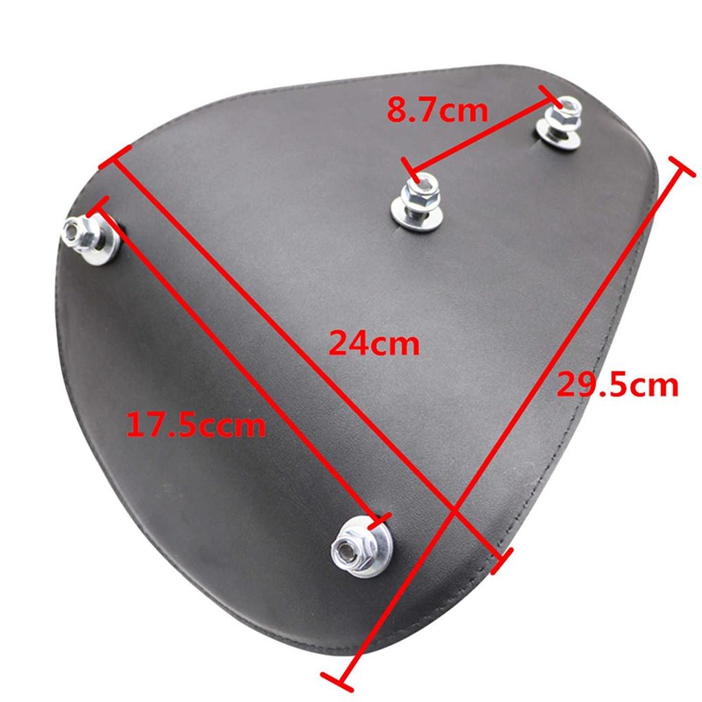 Szmsmy Black Springs Solo Seat Bracket Kit for Kawasaki Suzuki Honda Yamaha Harley Sportster Bobber Chopper