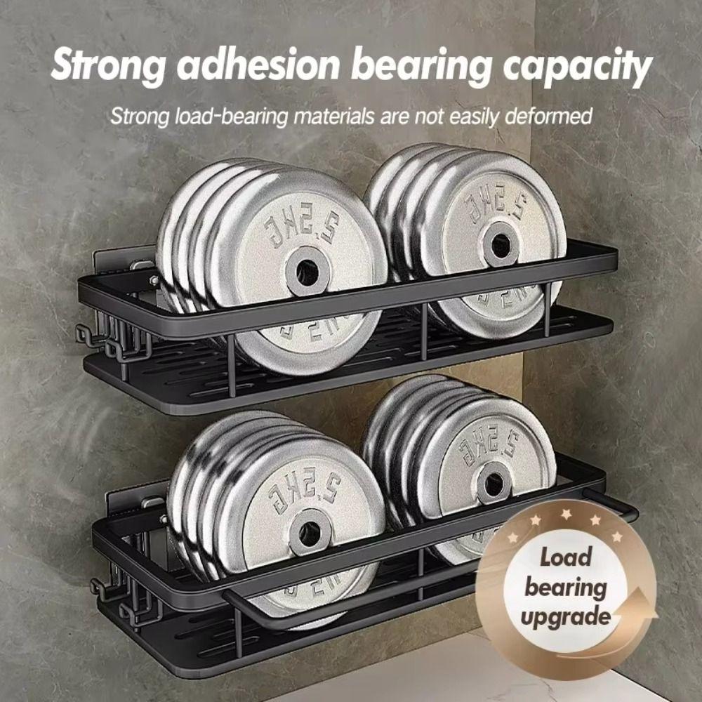 Waterproof Bathroom Storage Rack Rustproof Home Storage Organizer Wall-Mounted Shelf Rack  Home