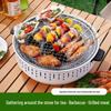 Portable Multi-functional Charcoal Grill for Outdoor/Indoor Camping, Tea Brewing, and Barbecue