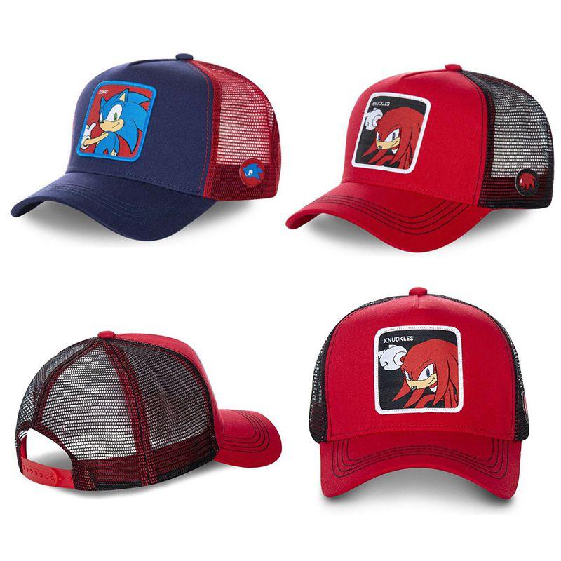 Sonic The Hedgehog Embroidered Baseball Cap High-quality Cotton Stretchable Unisex