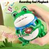 Cute Green And Pink Heart Frog Light Up Love Messaging Recording Fun Car Decoration