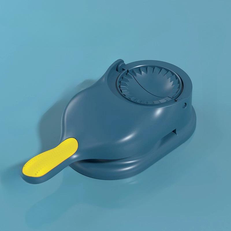 Набор для ручного приготовления пельменей Сделай сам Пластиковая форма для пресса для пельменей Кухонный гаджет с формочкой для теста для легкого приготовления теста для пельменей и пресс для эмпанадас синий