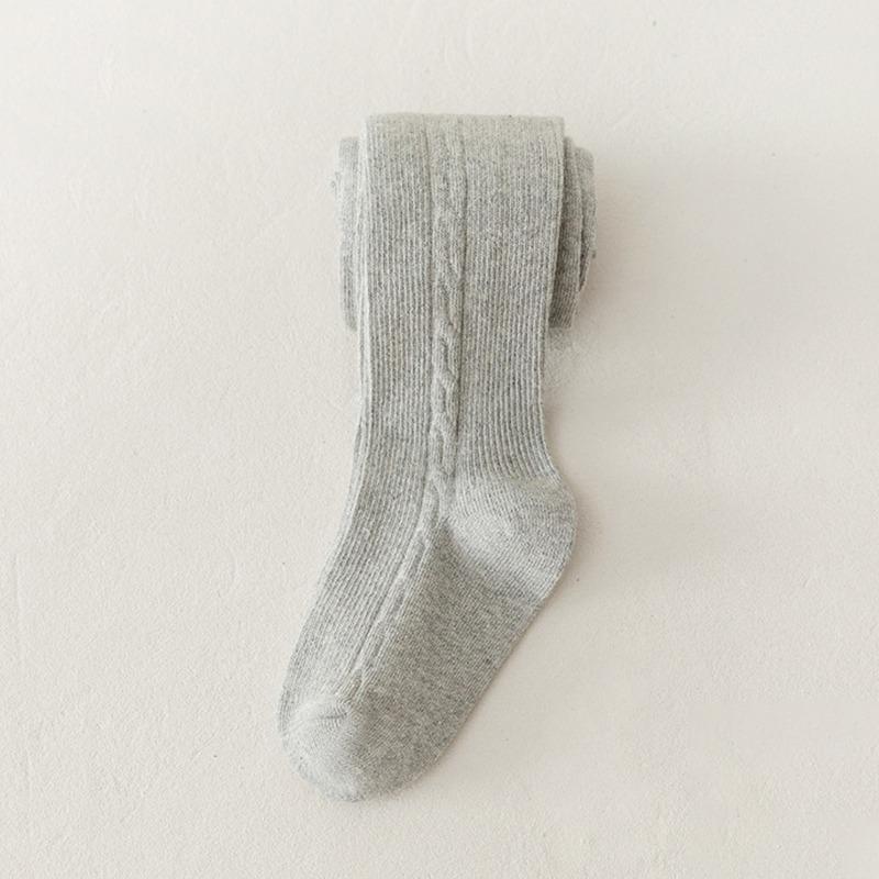 Katoenen skinny legging voor meisjes Effen kleuren Voet Anti-muggen panty legging