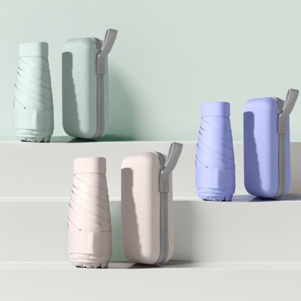 UV Protection Pocket Umbrella Waterproof Compact Mini Folding Umbrella With Case 50% UV Portable Travel Umbrella Outdoor