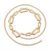 Geometric Irregular Waist Chain Summer Dress Belt Metal Body Chain