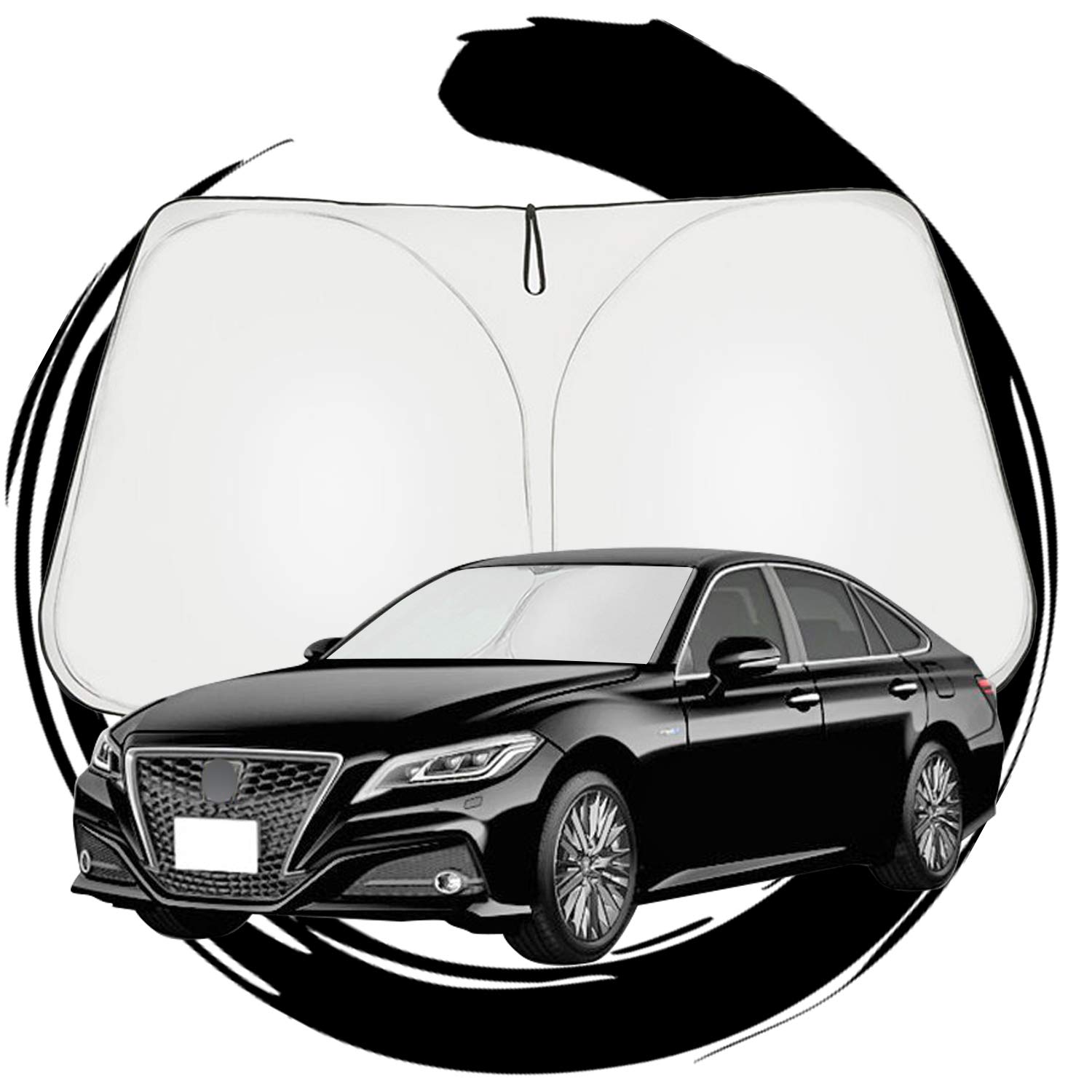 

Ruiya Солнцезащитный козырек Toyota Crown 220, Солнцезащитный экран на лобовое стекло, Автомобильный солнцезащитный козырек с защитой от УФ-лучей, Складной для автомобильного кемпинга, Заказные детали