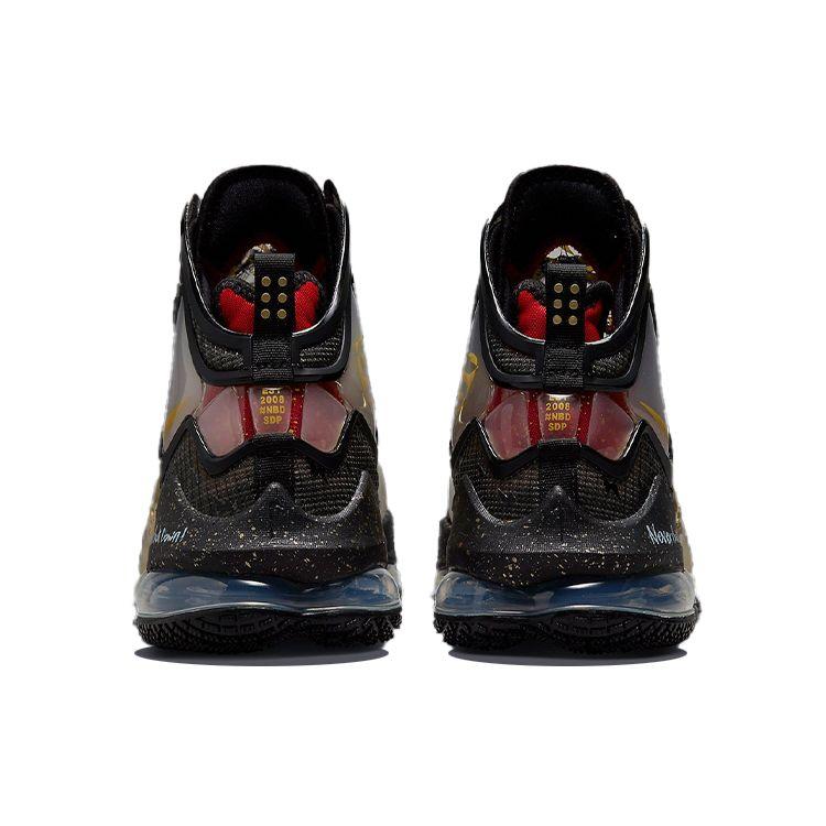 Nike LeBron 19 Doernbecher 2022 Men Sneakers Black Metallic-Gold University-Red DR6255-001