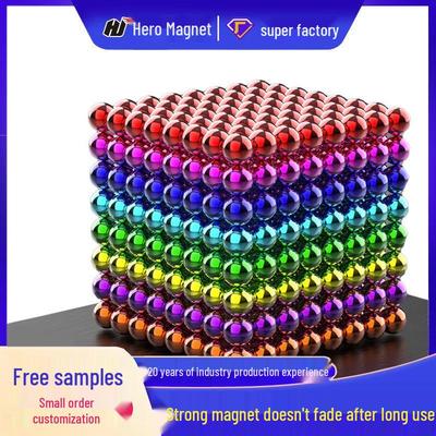 Vibrant Magnetic Buck Balls Set - Colorful, Strong Magnet Beads