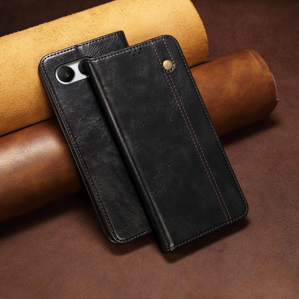 For OnePlus Nord 4 Case Crazy Horse Texture Waxy Leather Wallet Stand Cover