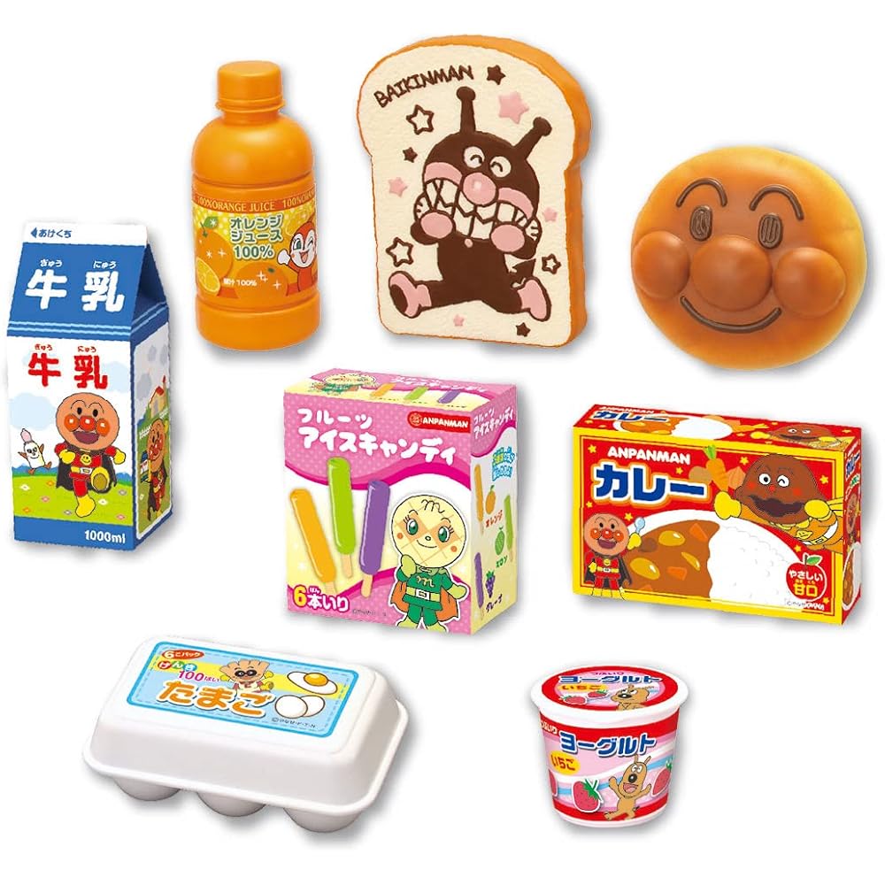 Joy Palette Anpanman Shopping Cart with Accessories for Kids
