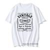 Vintage Made In 1962 T-Shirt Anniversary Present Funny Unisex Graphic Graphic Cotton Short Sleeve Novelty O-Neck Father Tshirt
