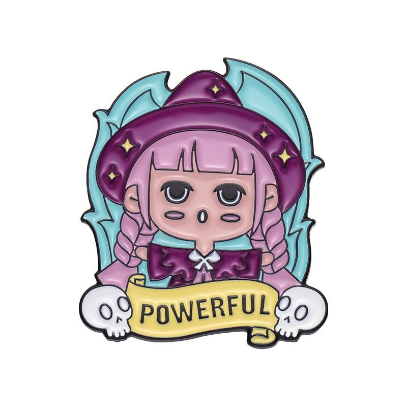 Cartoon Character Adorable Brooch Magical Elf Charming Alloy Pin For Bags Accessories And