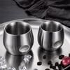 Doppelwandige Edelstahl-Espressotasse 150ml 200ml Isolierte Kaffeetasse Isolierbecher für Picknicks im Freien Party
