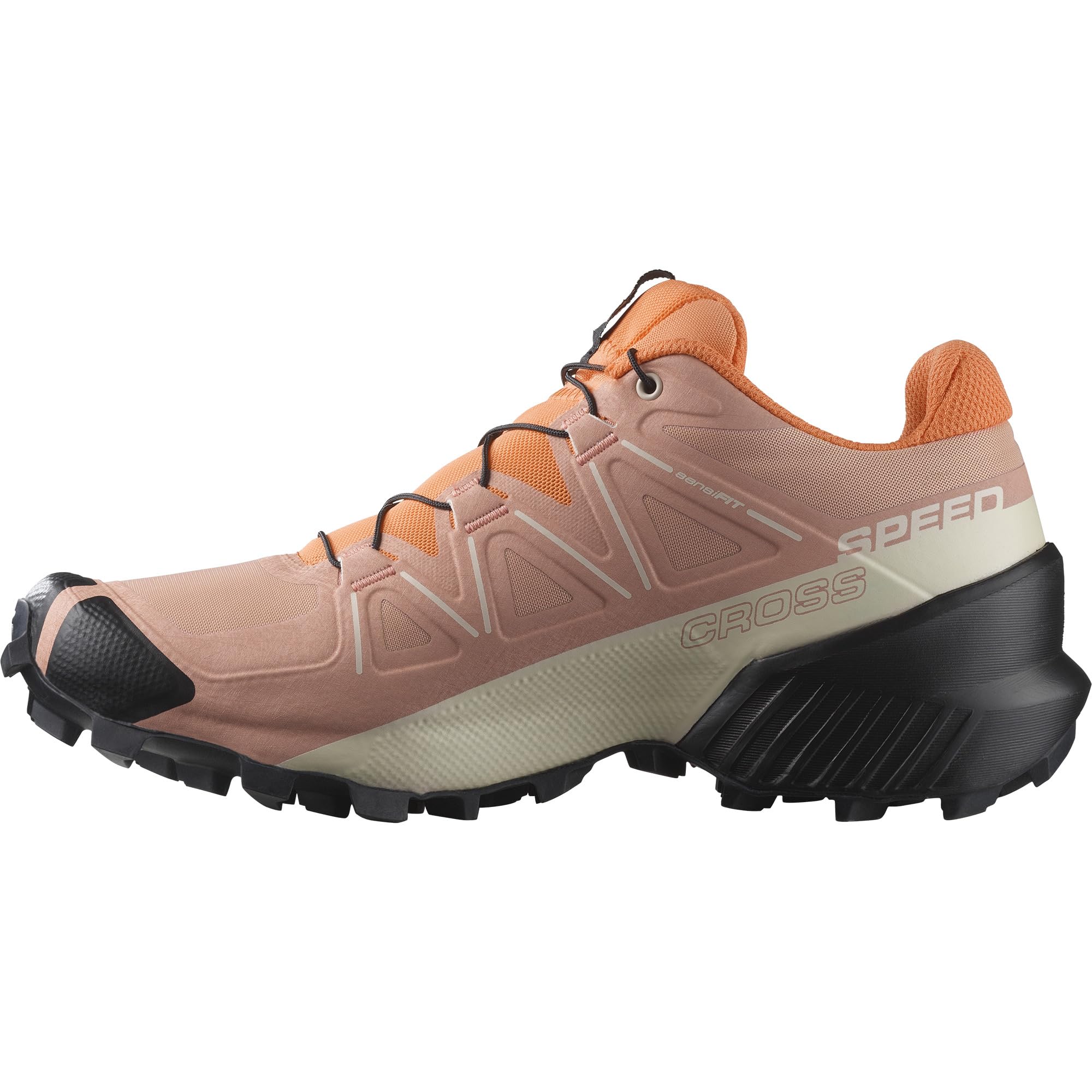 

[Salomon] Кроссовки для трейлраннинга SPEEDCROSS ЖЕНСКИЕ, Cameo Brown/Black/Bird Of Paradise, Размер 24.0 см