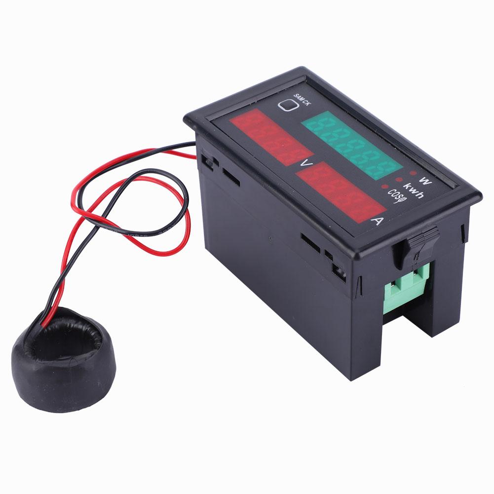 

DL69 2047 5 In 1 Multi Function Energy Meter Voltmeter Ammeter Power Factor Power Meter(80 300V 100A )