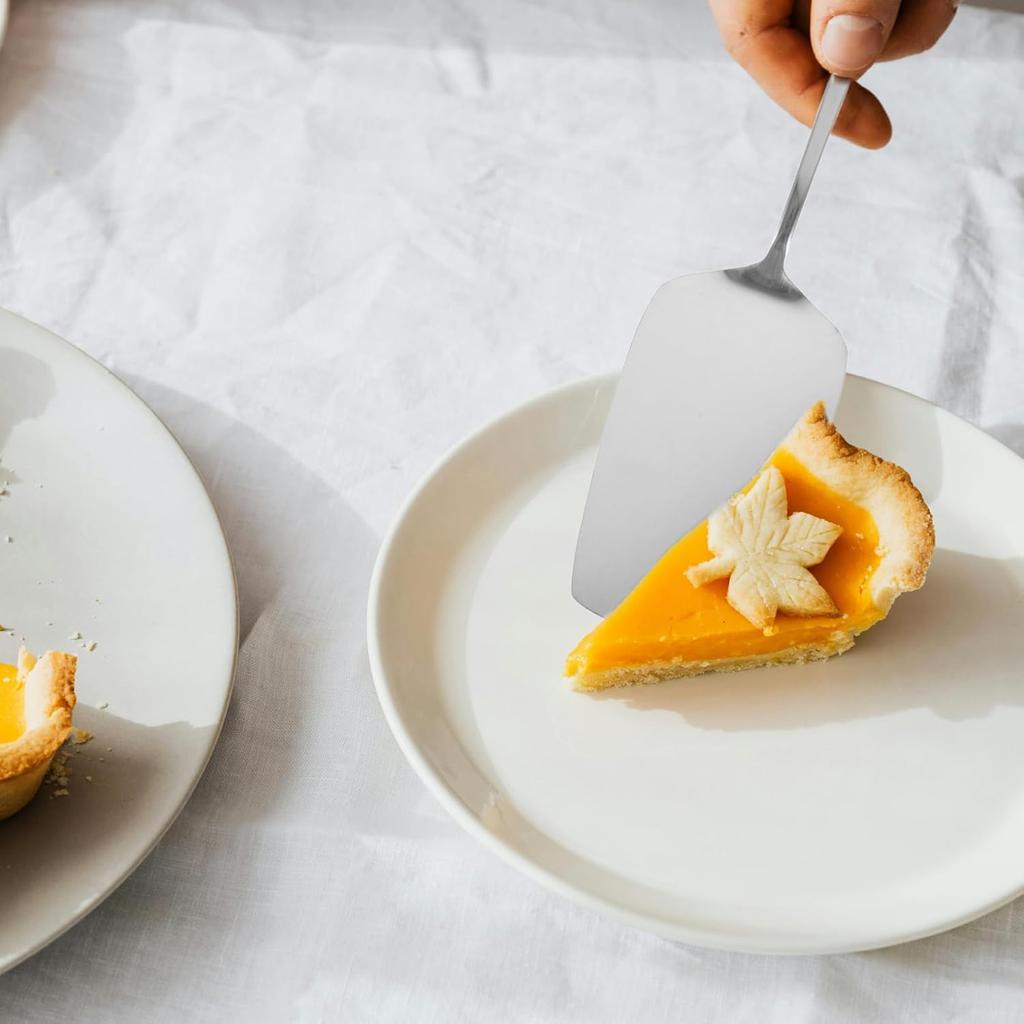 Cake Server Stainless Steel Pie Spatula for Serving, Cutting, Serving Cakes, Perfect for Weddings, Birthdays, Parties