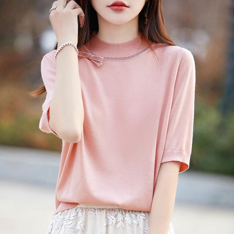 Letní košile pro ženy - 50% směs morušového hedvábí | Bez vrásek a UV ochrana | Luxusní lehký top