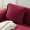 New Design Colors Thick Polar Fleece Sofa Protective Cover Jacquard Solid Printed Pillowcase Cover For Soft Cushion 45x45cm