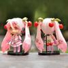 Japanisches Anime-Modell Hatsune Miku kawaiii Mädchen PVC-Modell Puppen-Set Weihnachtsspielzeug Schreibtisch Kuchen Dekoration niedlich