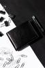 Men's Leather Wallet 304-GA-BL-2921 Black