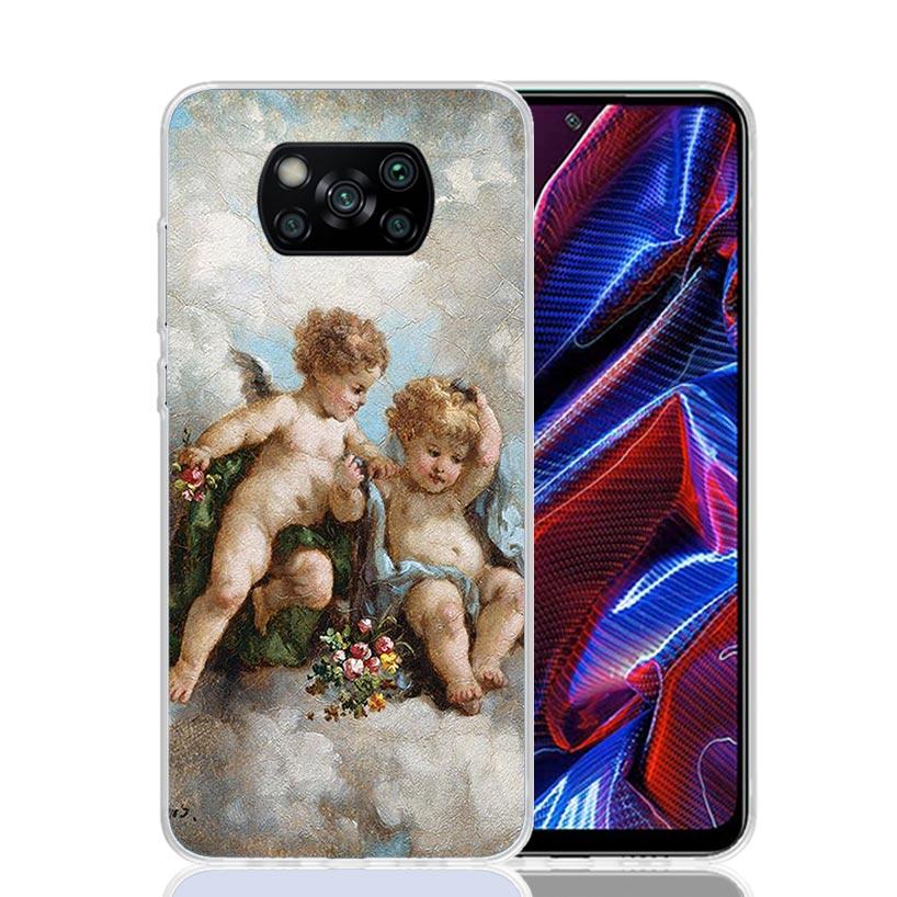 Paint Art Renaissance Phone Case For Xiaomi Poco X7 X6 X5 Pro F7 Ultra Redmi 15C 15 13 13C 12 12C 10 10A 10C 9 9A 9C 9T Cover Po