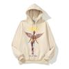Nirvana Hoodie, Rock Band, Angel, Fall/Winter Style, Casual, Long Sleeve, Hooded Shirt, Soft, Crew Neck, 100% Cotton, Unofficial (White, XXL)