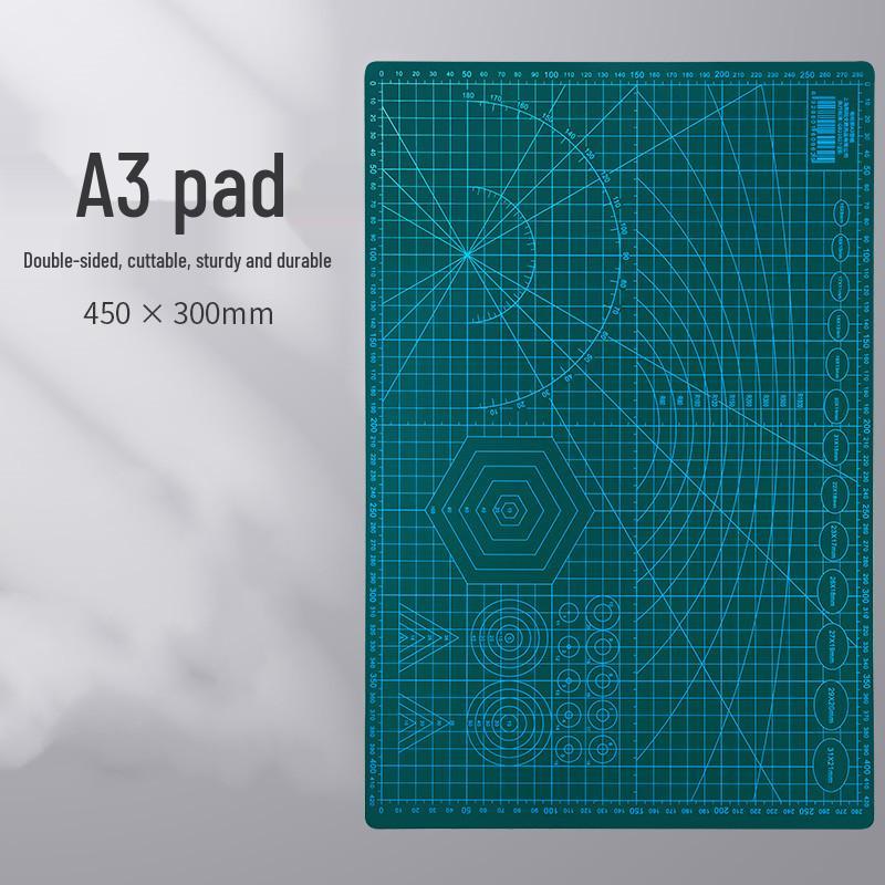 A4 Large Cutting Mat for Art, Crafts, and DIY Projects - Child-Friendly, Clay and Drawing Mat with Anti-Cut Features