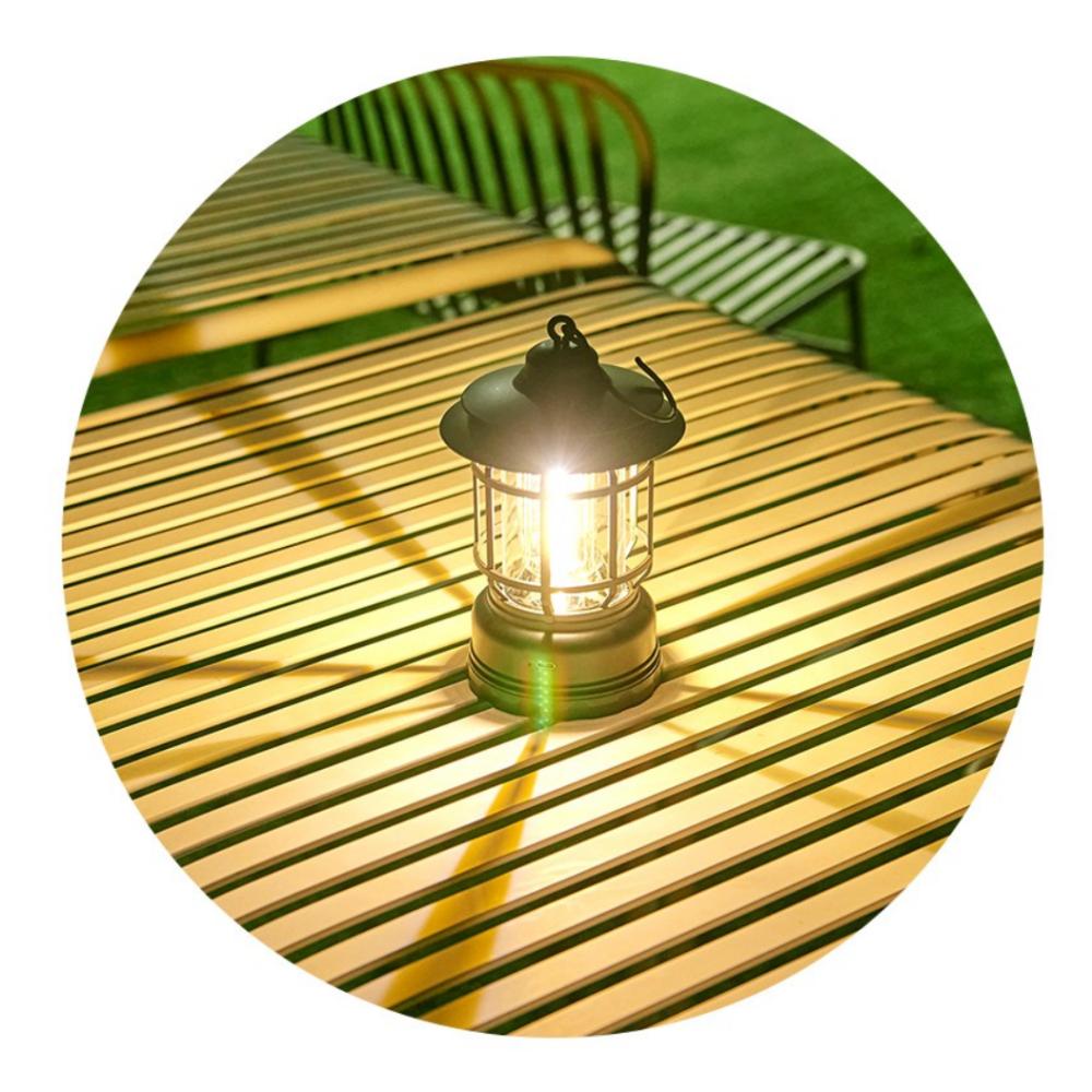 Hanging Rechargeable LED Camping Lantern, (Black)