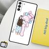 Familie Mama Mädchen Frauen Hülle Für Samsung Galaxy S23 FE S22 Ultra S20 S21 FE S8 S9 S10 Plus Note 10 20 Ultra Abdeckung