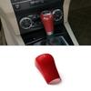 Red ABS Gear Shift Knob Cover Trim For Mercedes-Benz W204 C E G GLS