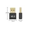 With Bluetooth Dongle BT5.3 for Computer USB External Wireless Adapter for Earphone Speaker Mouse Game Grip Printer Mobile Phone