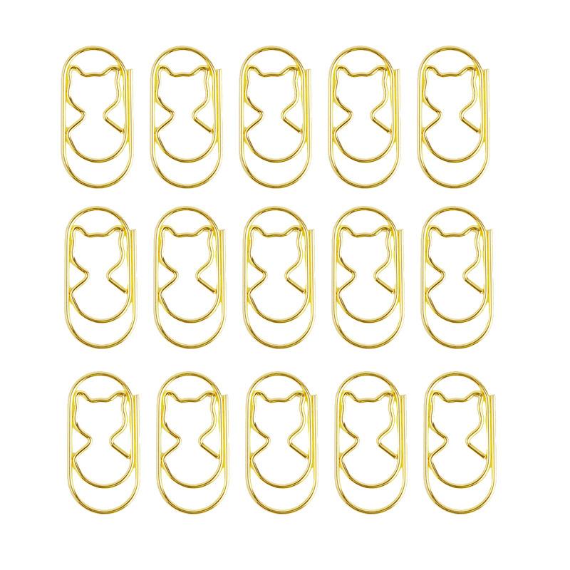 Cartoon Metal Paper Clip Bookmark Durable Bookmark Multifunctional School Office Paper Clip