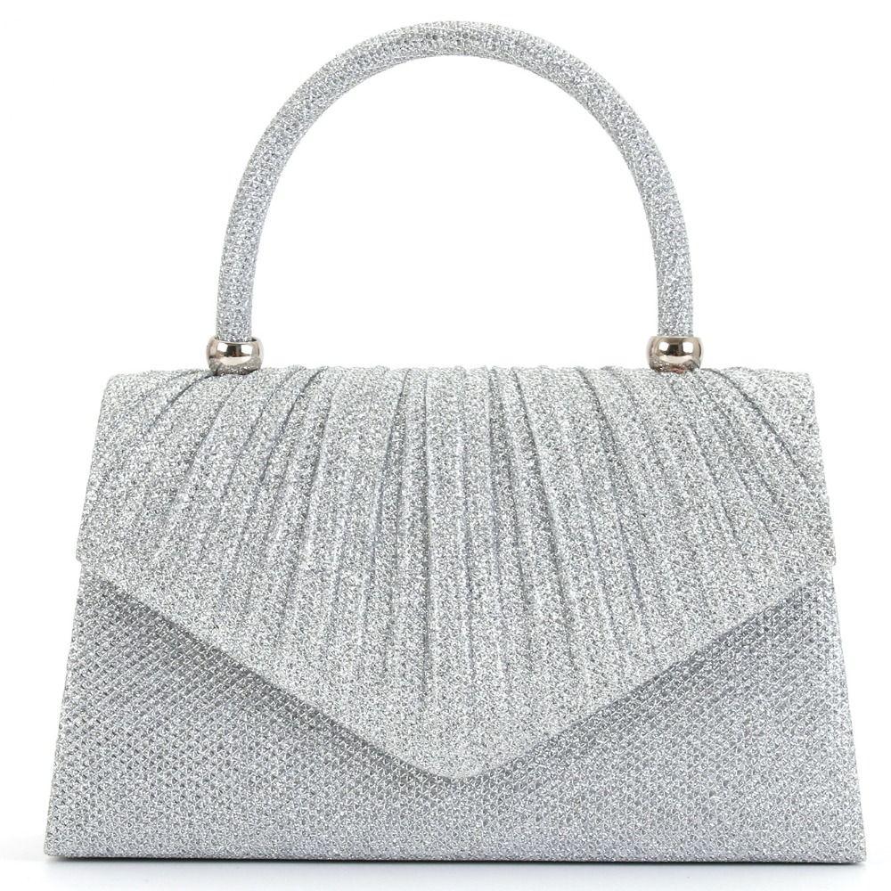 

Large Capacity Crossbody Bag Advanced Sense Banquet Bag Fashion All-match Party Purse Messenger Bag срібний
