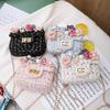 Adorable Cartoon Kids Crossbody Bag With Flower Design For Girls Mini Purse