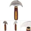 Leather Craft Round Head Knife   Leather Trimmer Trimming Correction Working Knife (S)