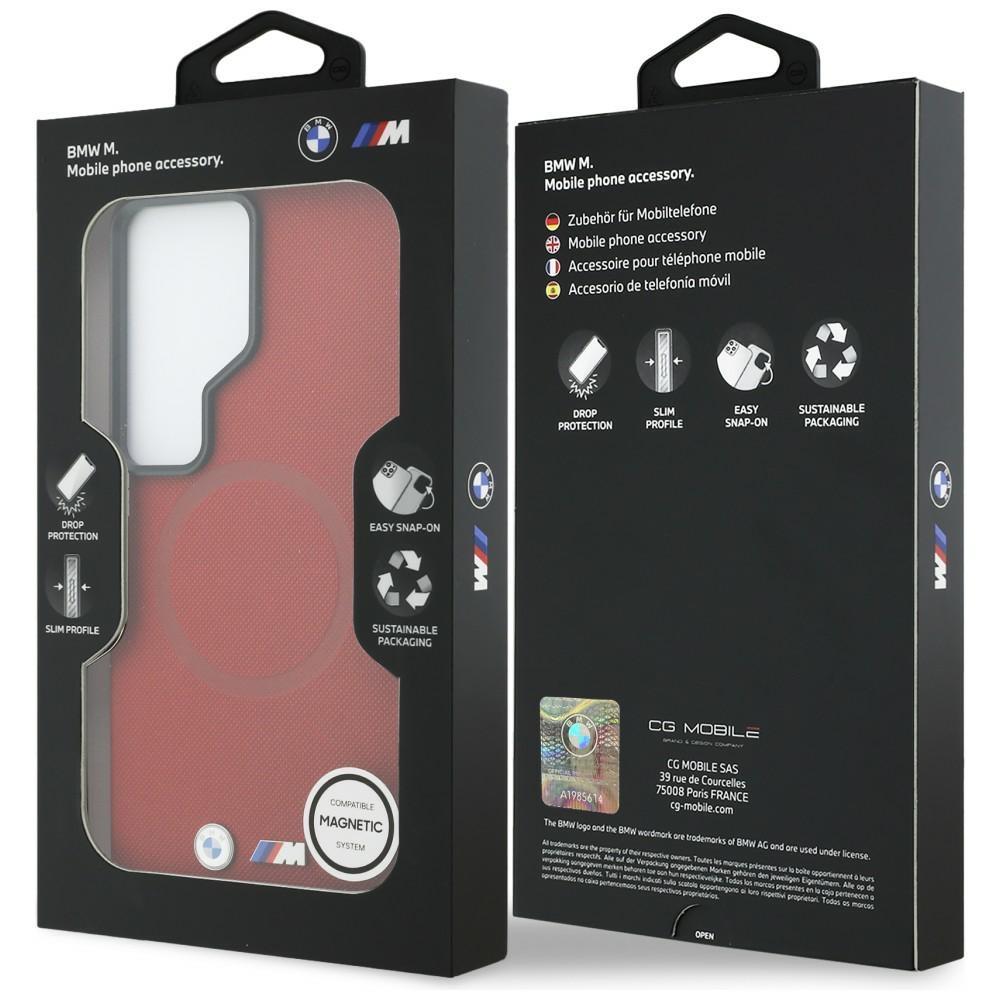 BMW M Metal Logo MagSafe Case for Samsung Galaxy S26 Ultra Red
