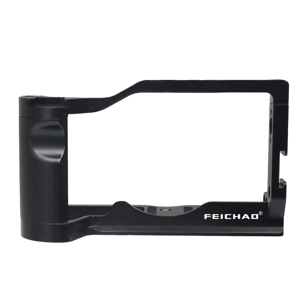 FEICHAO CNC M6 Mark II Kamerakäfig Formschlüssiges Rig mit Blitzschuhhalterung für Canon EOS M6 Mark II Stabilisator