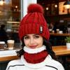 1PC Lined Cold-Resistant Fleece Plush Winter Soft Ear Warmer Windproof Women's Durable Beanie Warm-Retentive