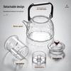 YIHUTEA Glass Steaming & Boiling Tea Pot