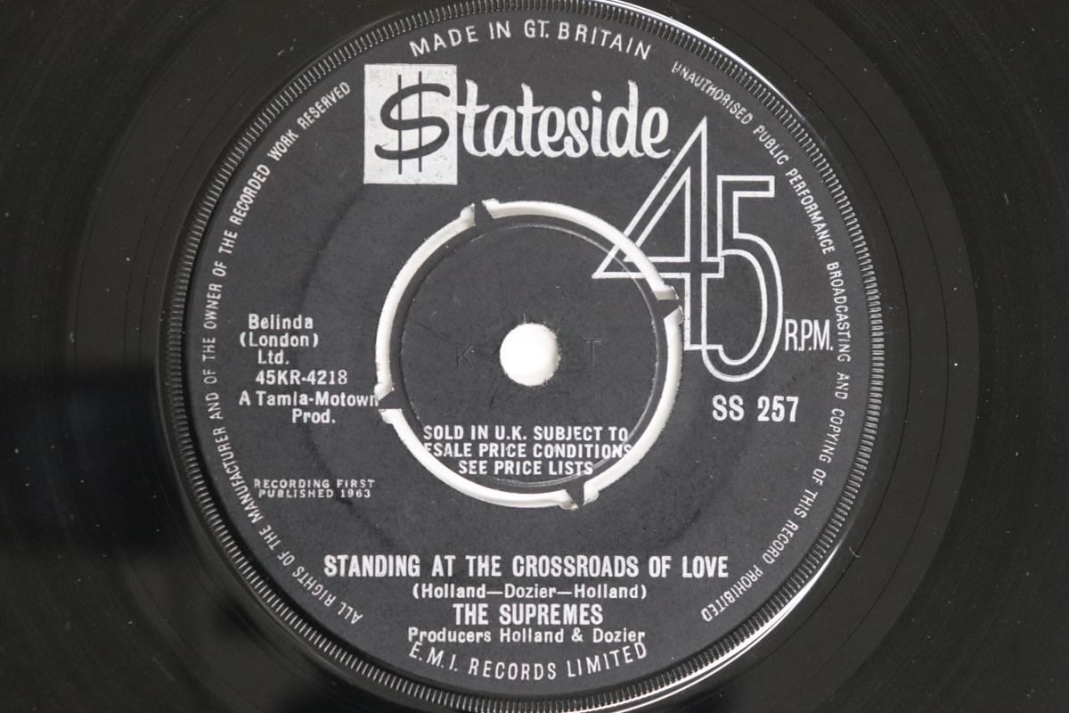 

7-дюймовая пластинка SUPREMES - Standing At The Crossroads Of Love SS257 STATESIDE 1964 UK Соул/Фанк Б/У