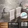 Rotating, Punch-Free Suction Cup Towel and Slipper Rack for Bathrooms