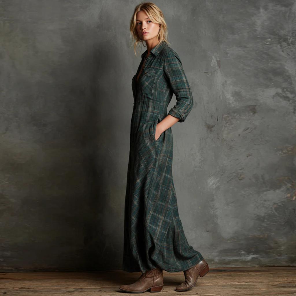 Rochie elegantă de damă la modă cu mâneci lungi