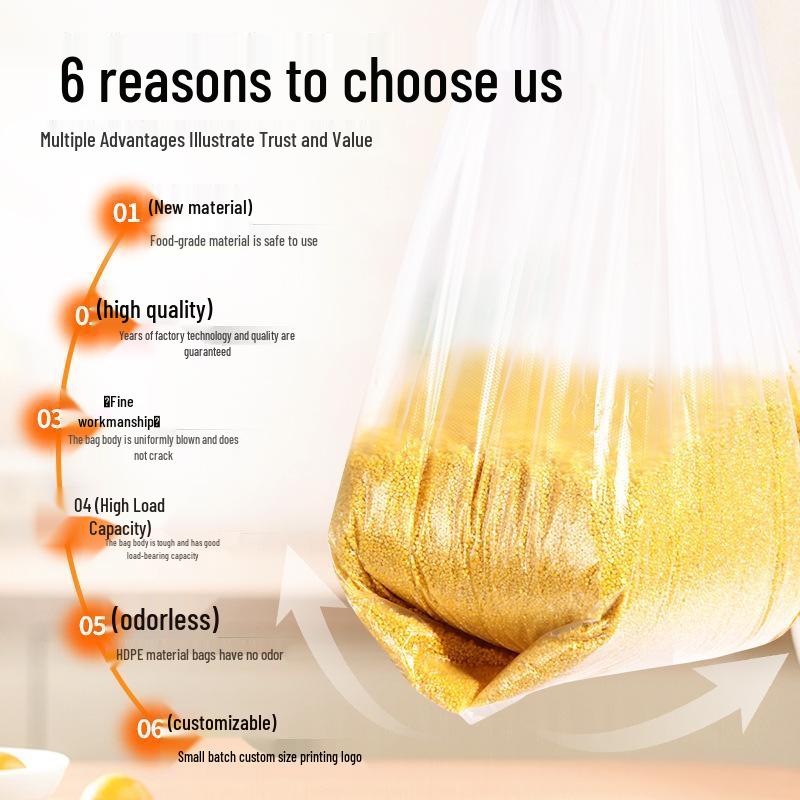 Tai Jiang Jiu Thickened Transparent Vest Style Food Packaging Bags